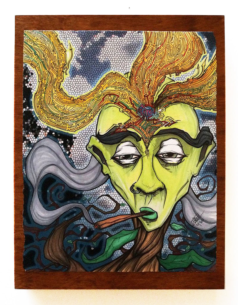 "Downloading" # 70/500 12" x 16"