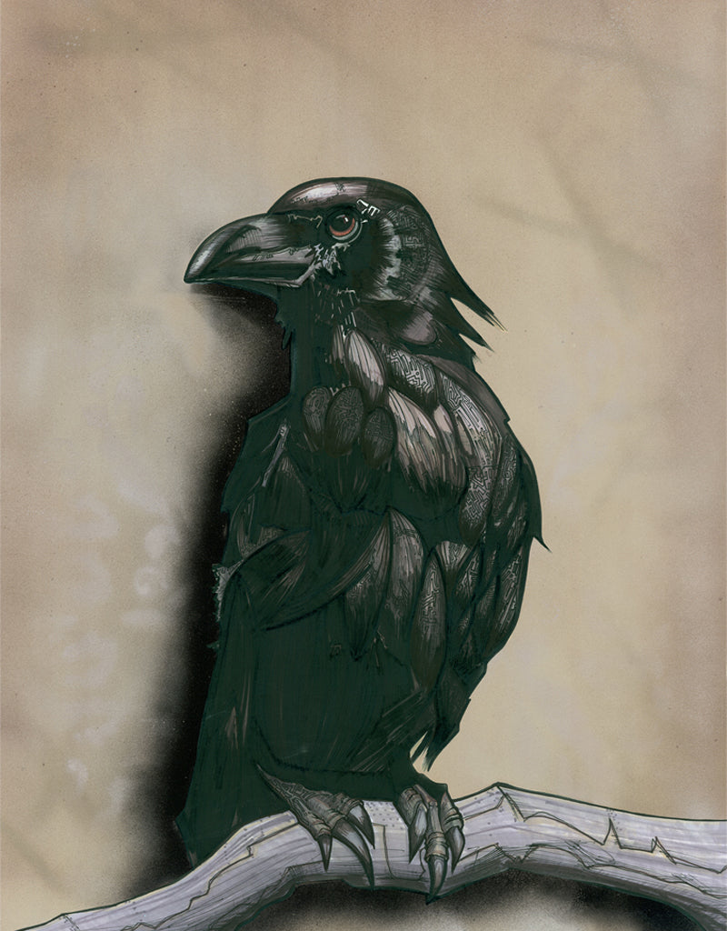 Crow Totem ©2011 Michael Rohner