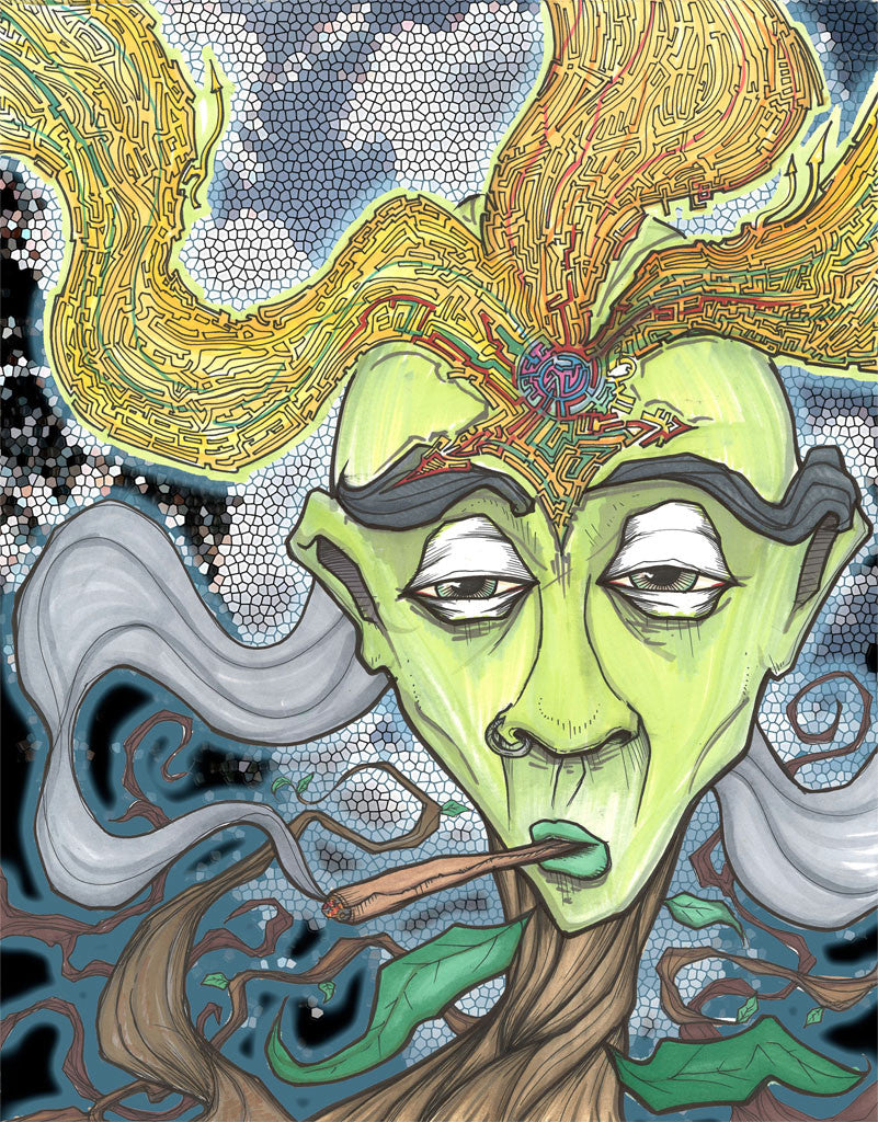 Third eye opened, he's plugged into the server, downloading the latest firmware.