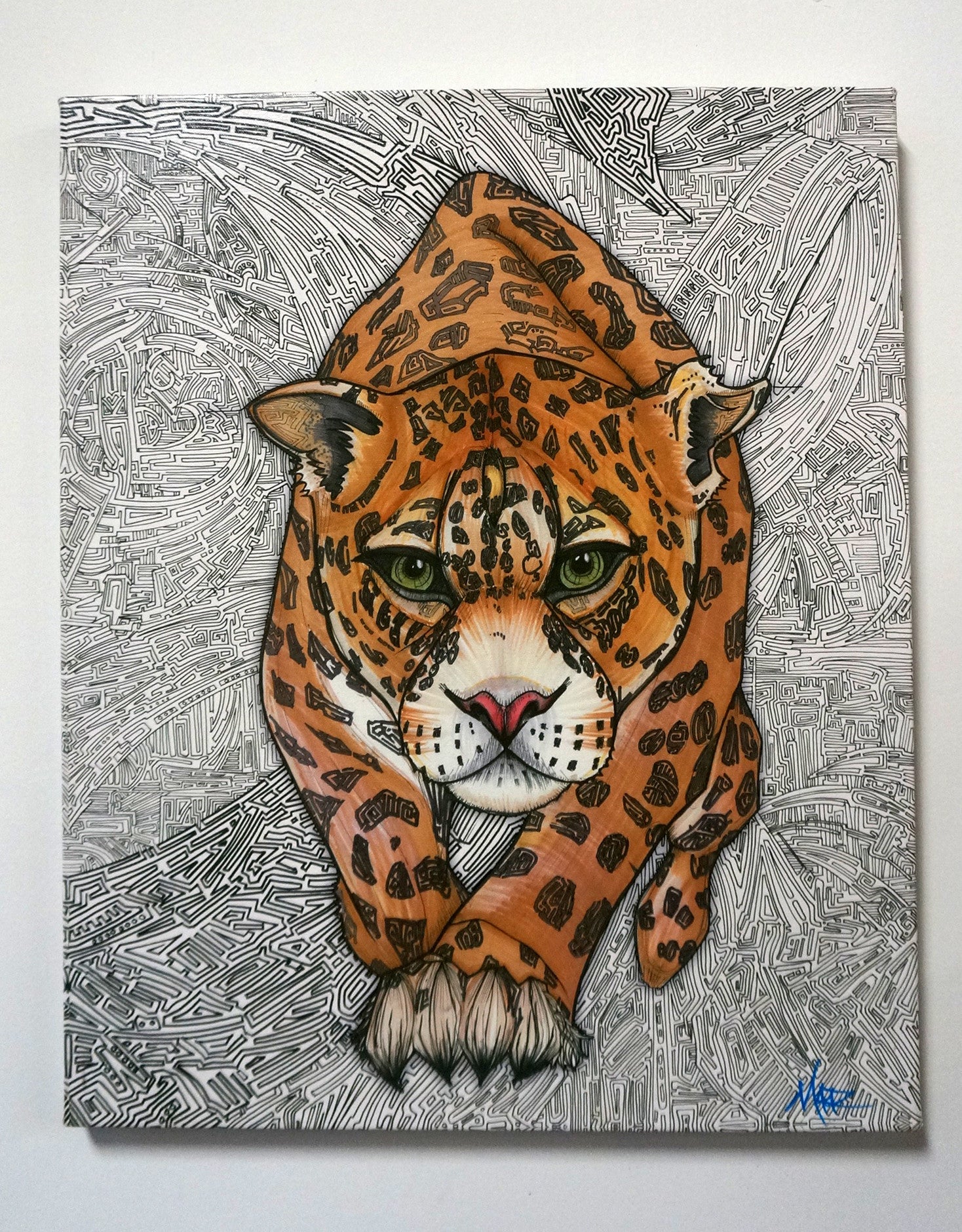 "Jaguar" Canvas Giclèe
