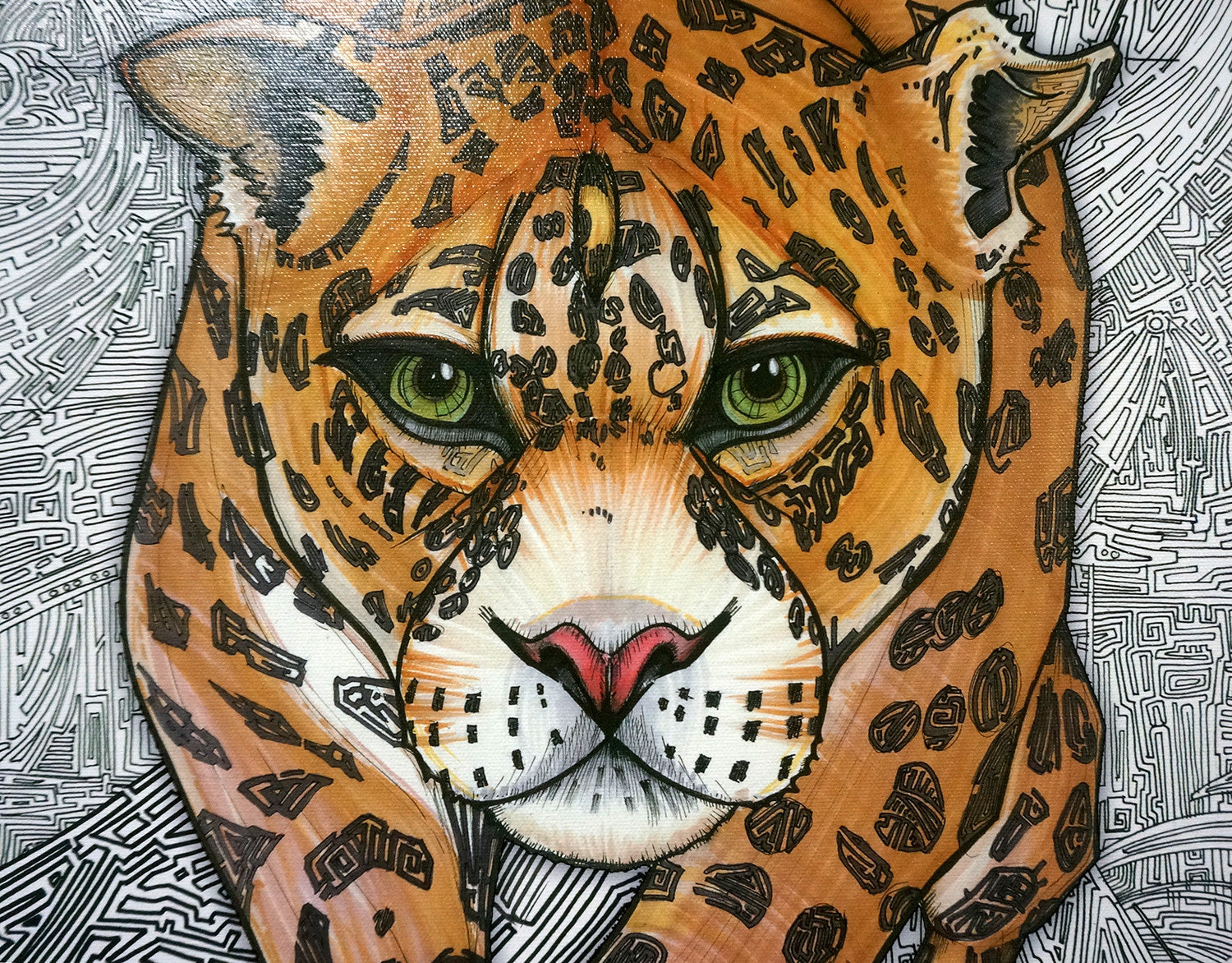 "Jaguar" Canvas Giclèe