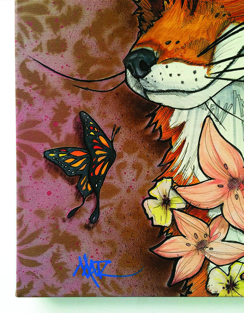 "Mr. Fox" Canvas