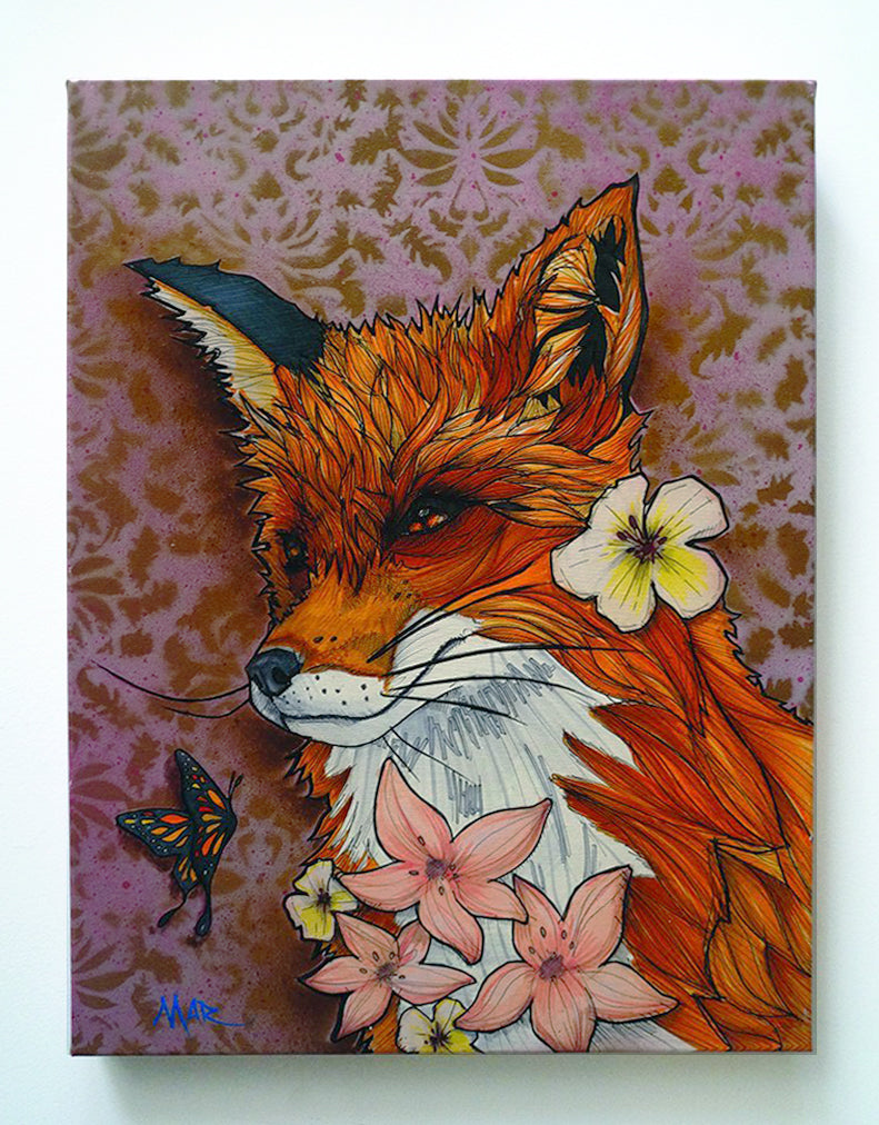 "Mr. Fox" Canvas