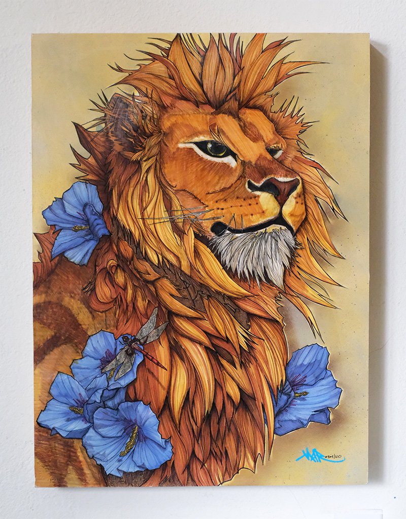 "Old Soul" Print Mounted on Wood Panel