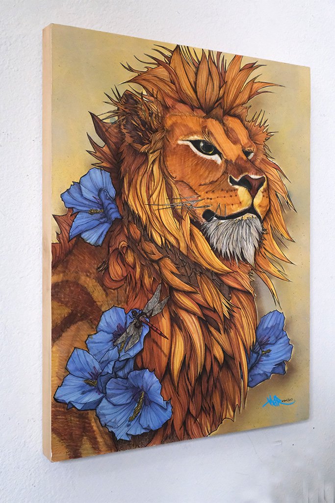 "Old Soul" Print Mounted on Wood Panel