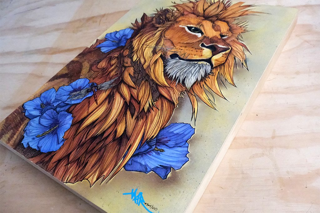 "Old Soul" Print Mounted on Wood Panel