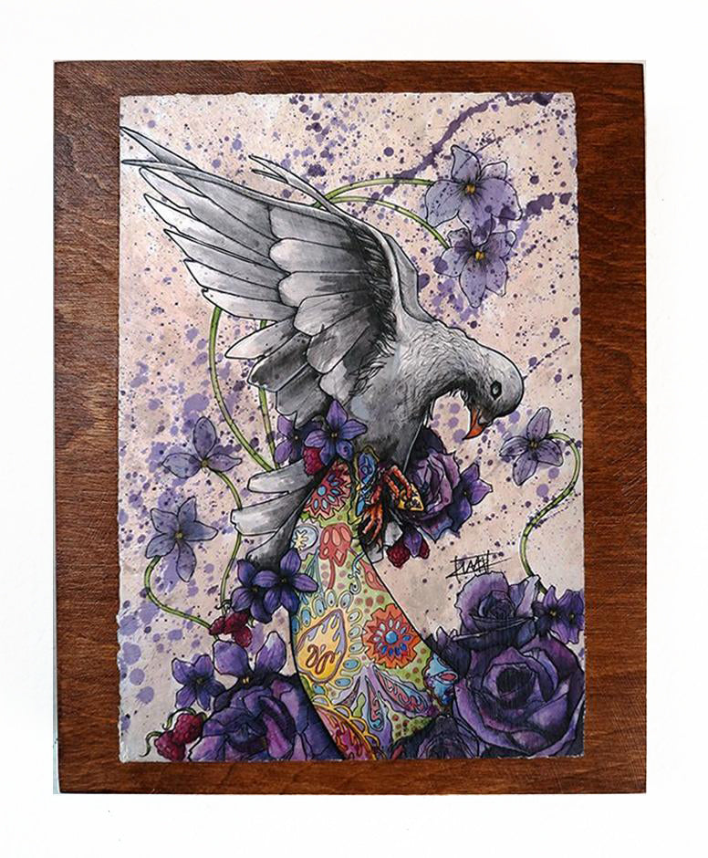 "Purple Reign" 8" x 10"