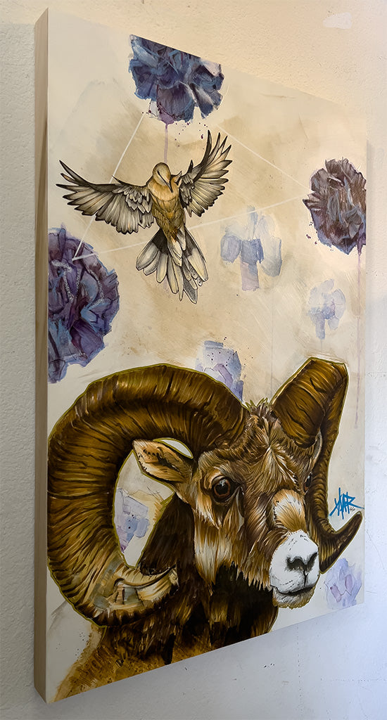 "Quest for the Golden Fleece" Print Mounted on Wood Panel