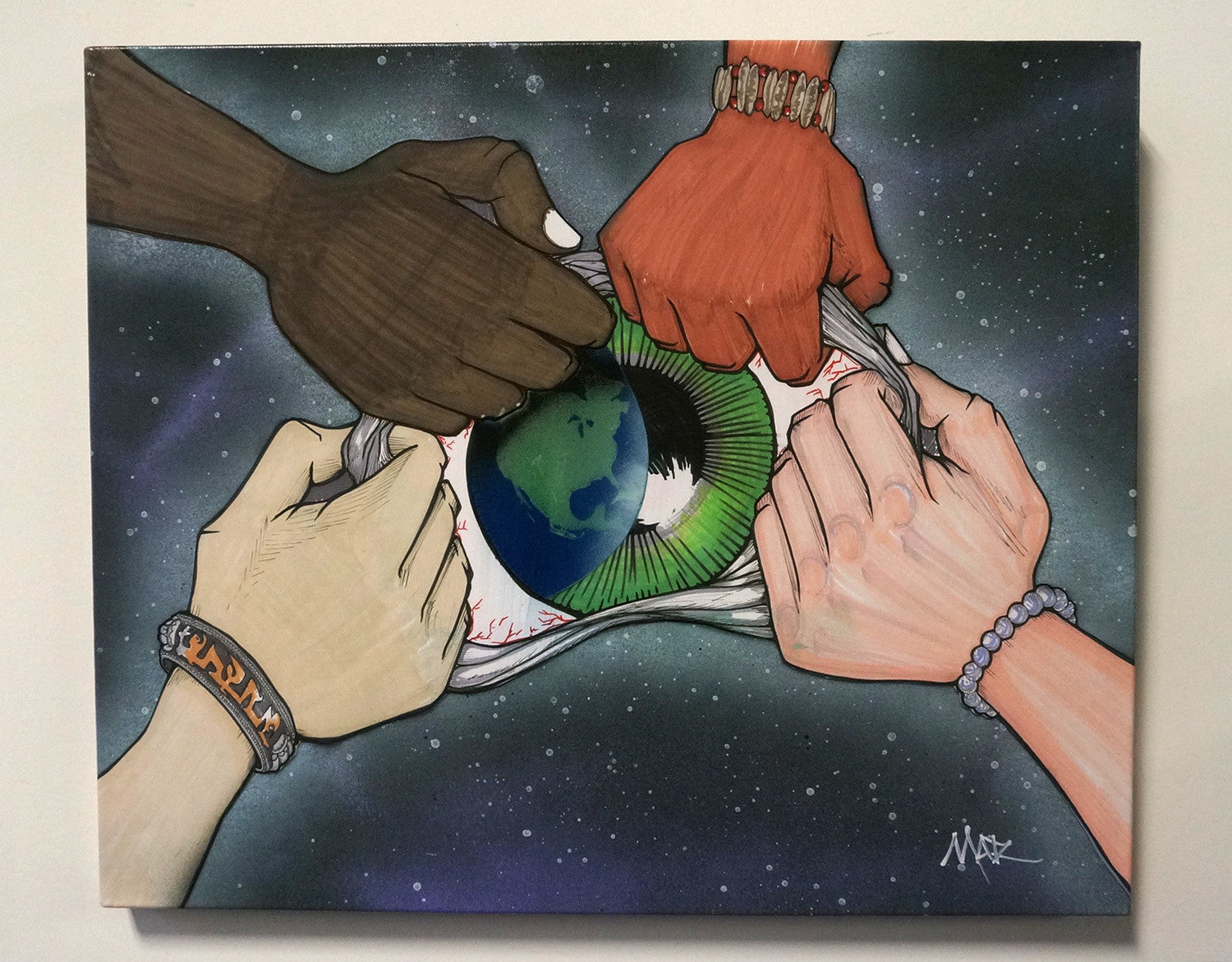 "See the World" Canvas Giclèe