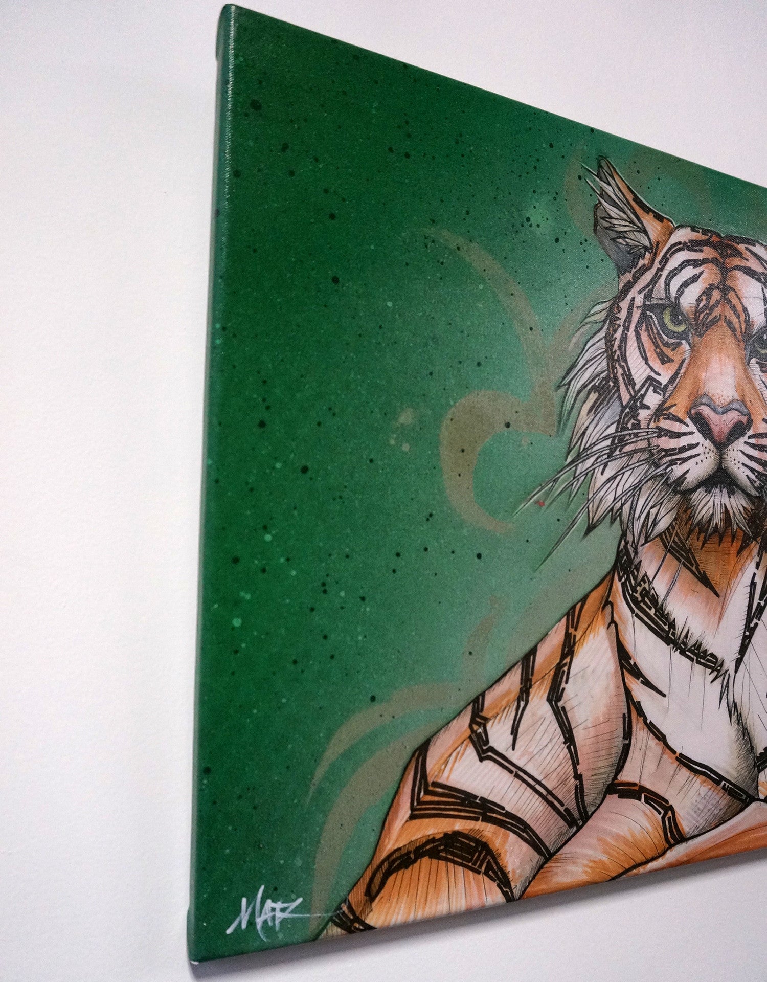 "Sumatran Tiger" Canvas Giclèe