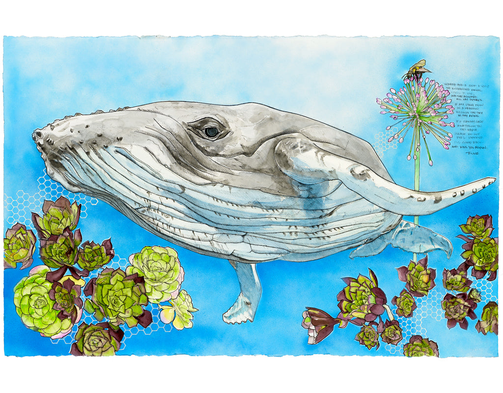 Songcatcher Original Mixed Media Illustration