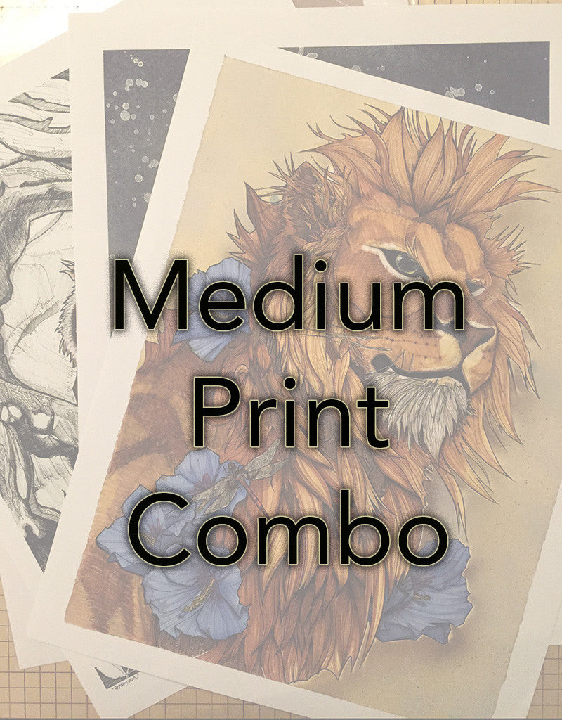 2 Medium Print Combo