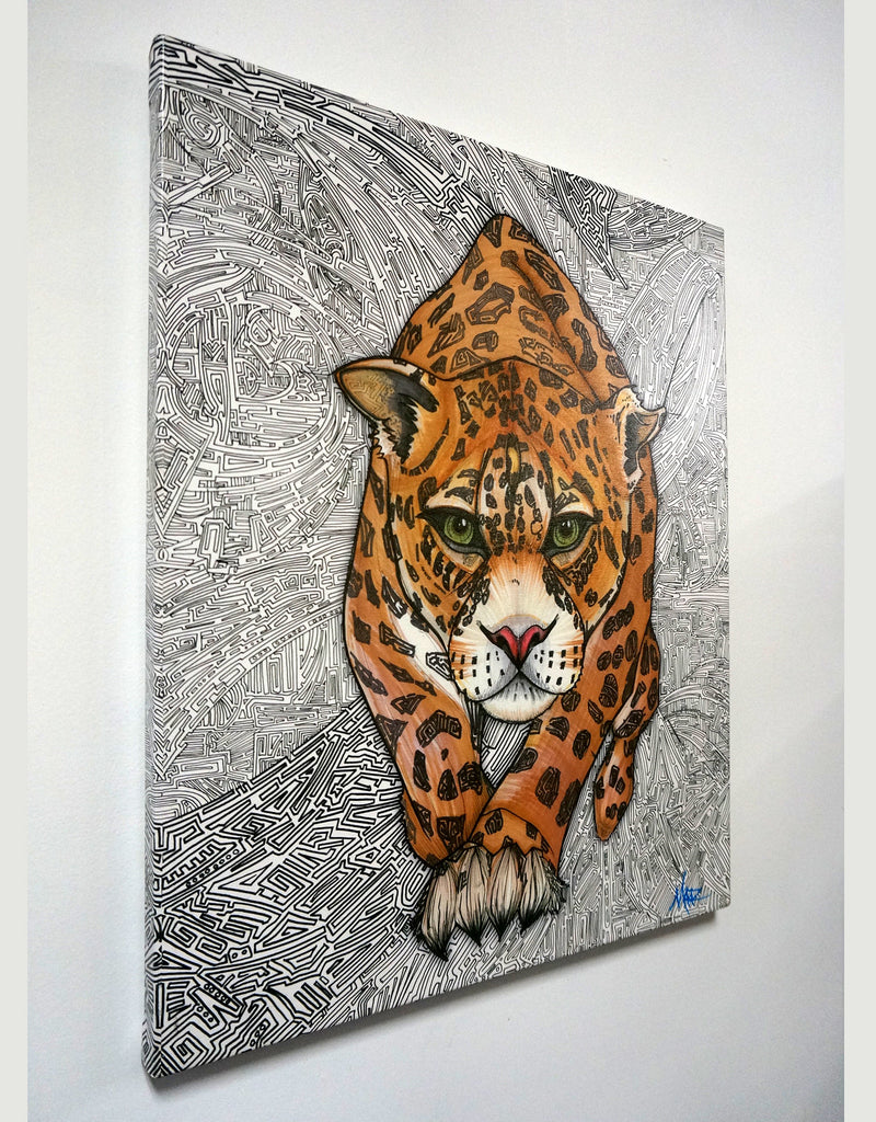 "Jaguar" Canvas Giclèe