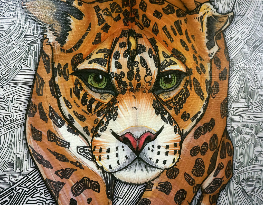 "Jaguar" Canvas Giclèe