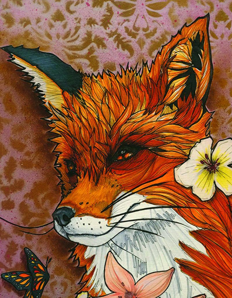 "Mr. Fox" Canvas