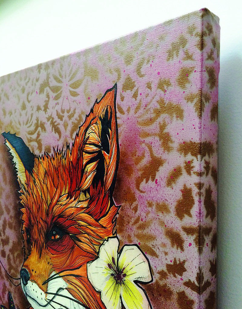 "Mr. Fox" Canvas