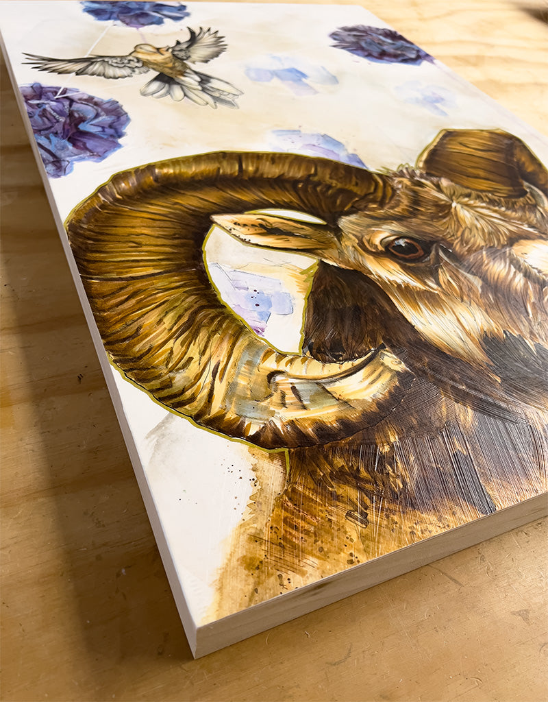 "Quest for the Golden Fleece" Print Mounted on Wood Panel