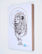 "Scientia Est Potentia" Print Mounted on Wood Panel