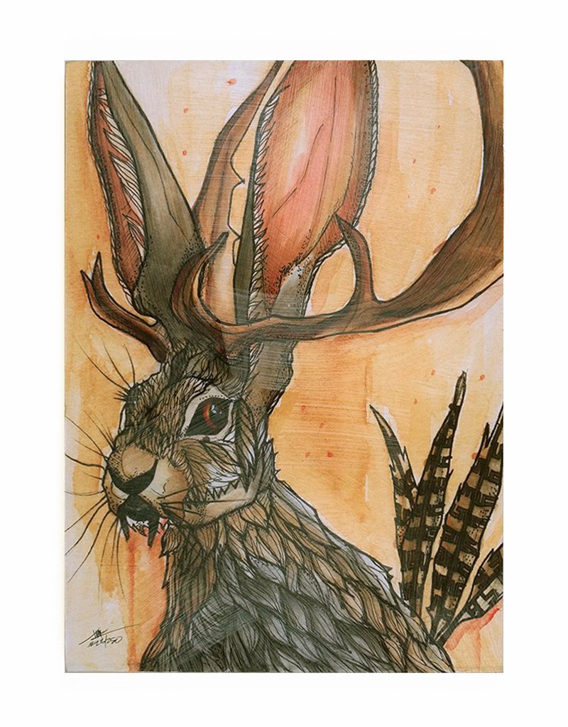 "There's a Time and Place" Print Mounted on Wood Panel