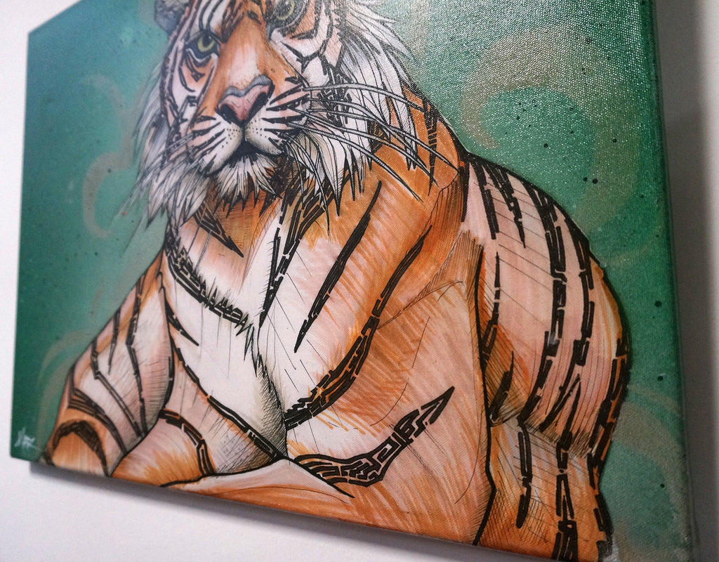 "Sumatran Tiger" Canvas Giclèe