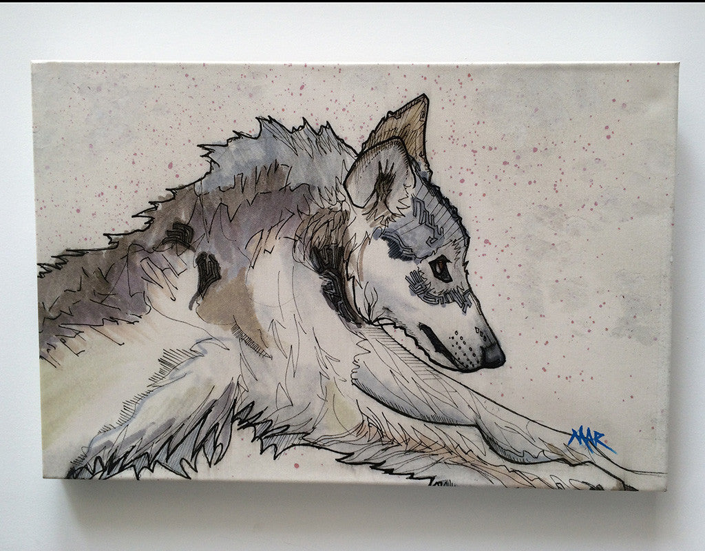 "Wolf" Canvas Giclèe