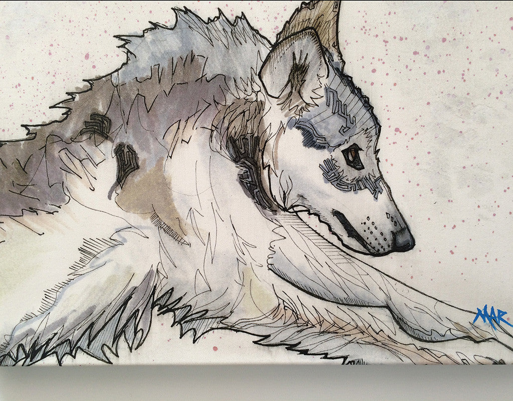 "Wolf" Canvas Giclèe